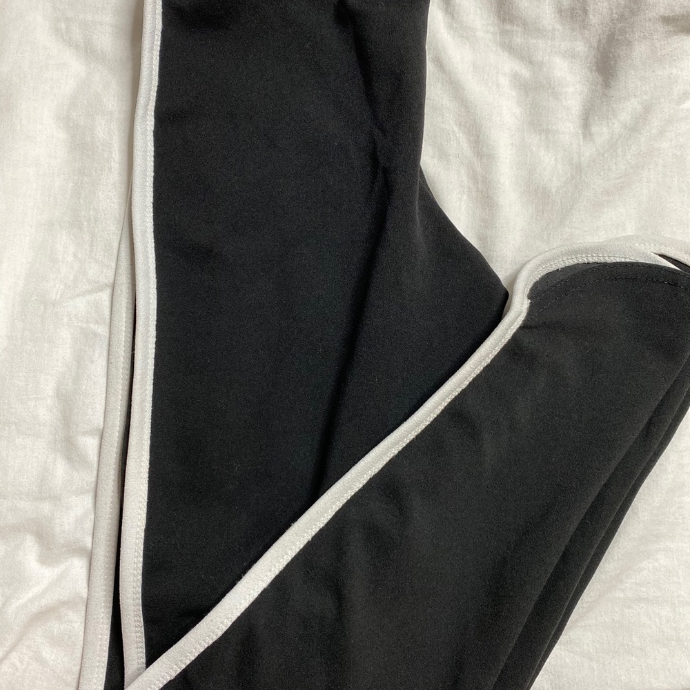 Black stripped pants